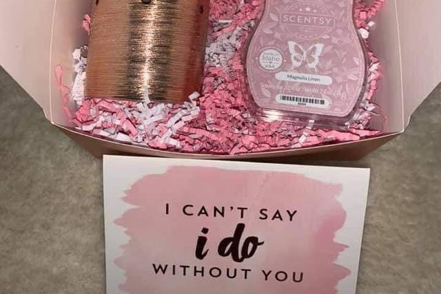 Bridal party proposal