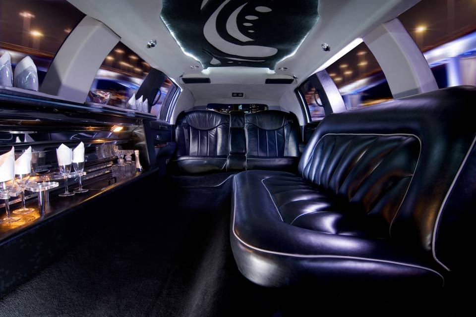 Stretch limousines interior