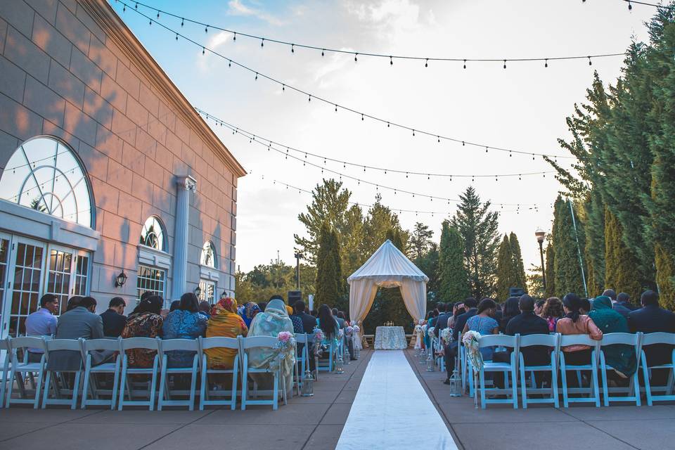 Outdoor ceremony