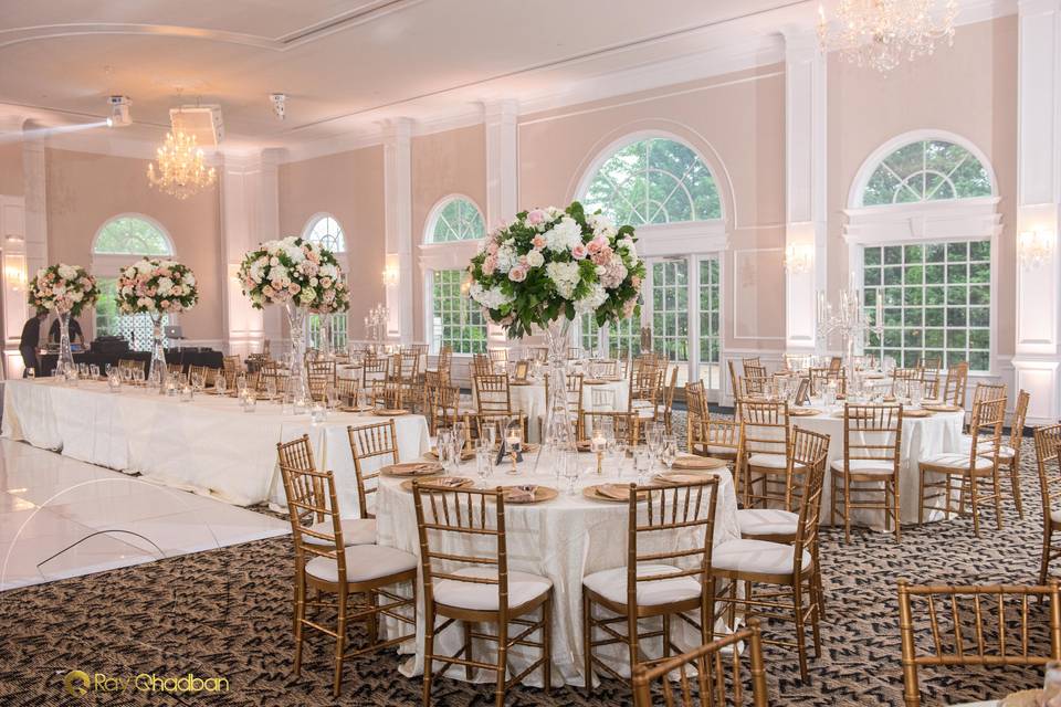 Outdoor ceremony area