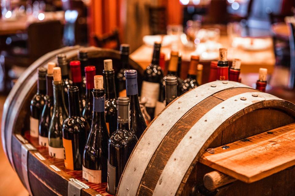 Fantastic wine selection