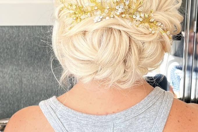 Updo w/extensions