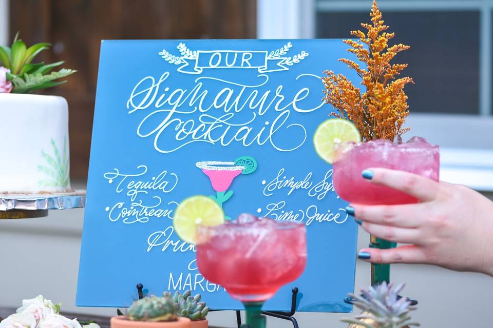 Signature Cocktail Acrylic