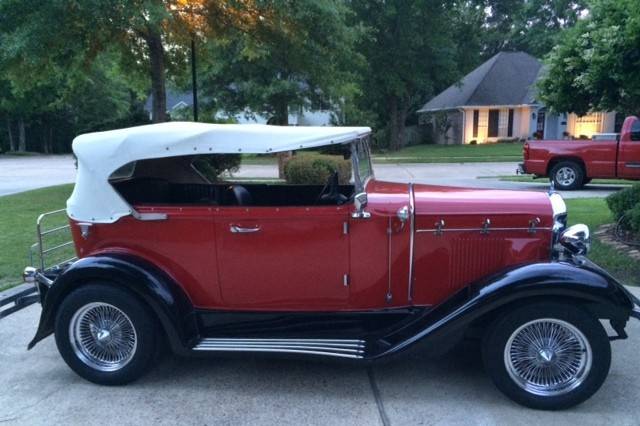 1929 Ford Phaeton Wedding Car