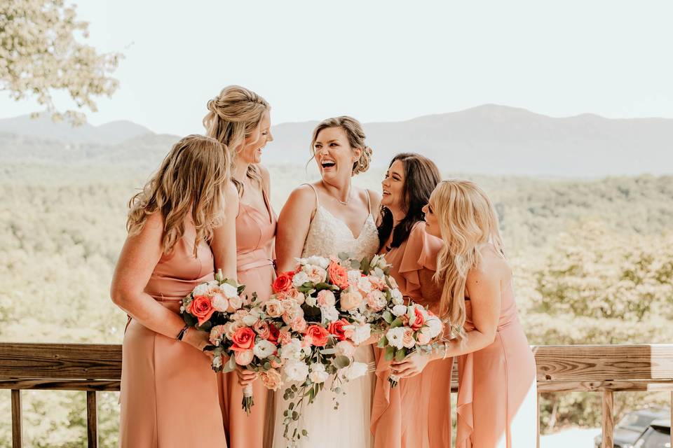 Beautiful bridesmaids