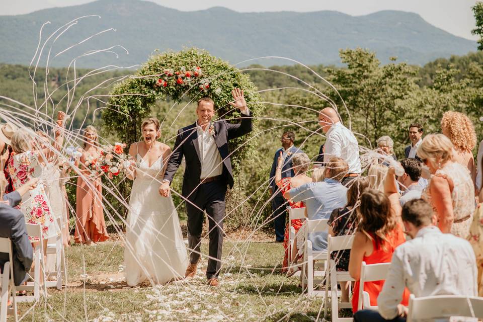 Mountain wedding