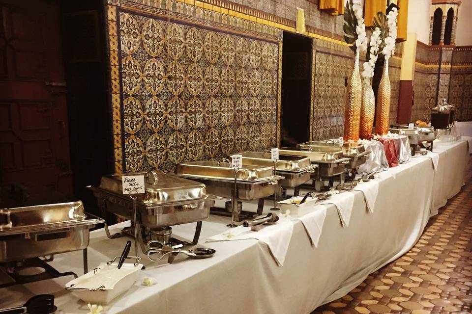 Catering setup