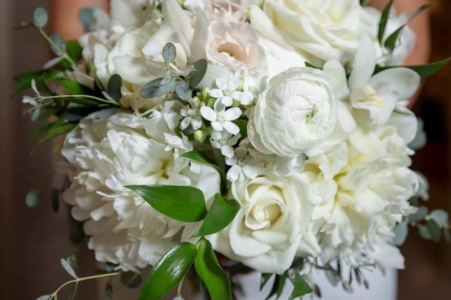 Perfect White Peony Bouquet