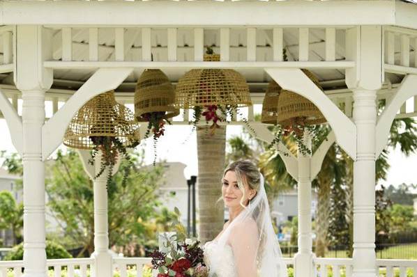 Bride on Gazebo