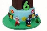 Two Tier Mario Cake