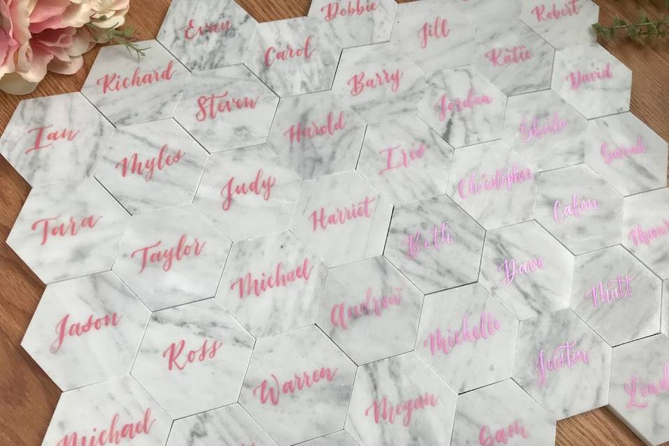 Marble Place Cards
