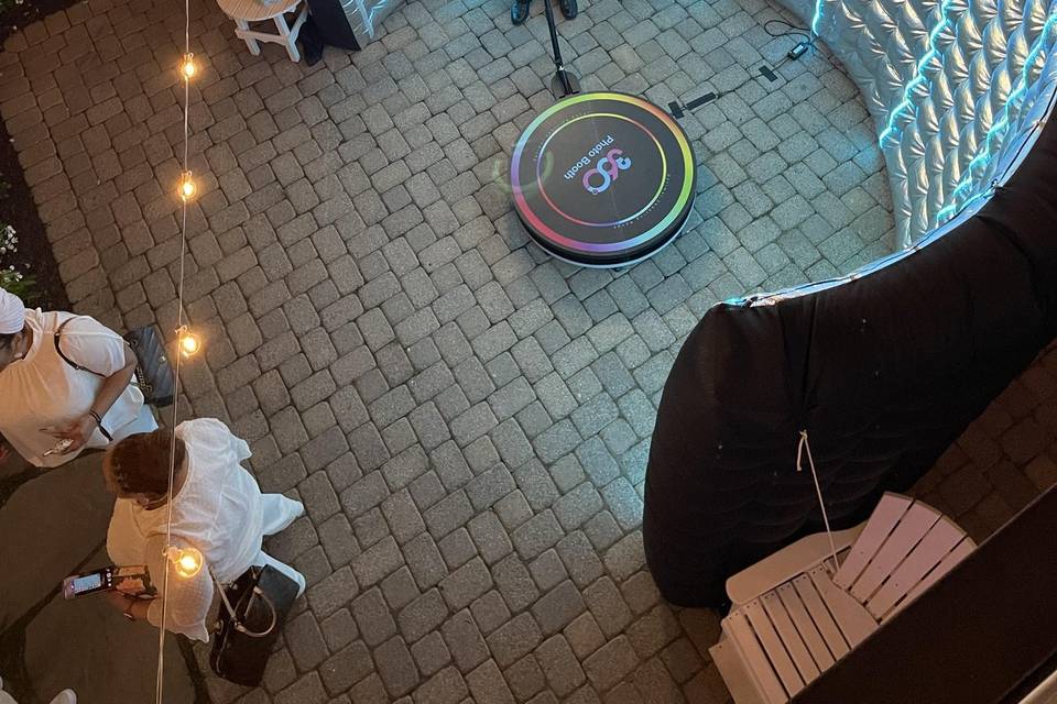 360 Booth with Enclosure