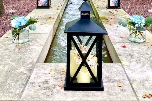 Courtyard fountain