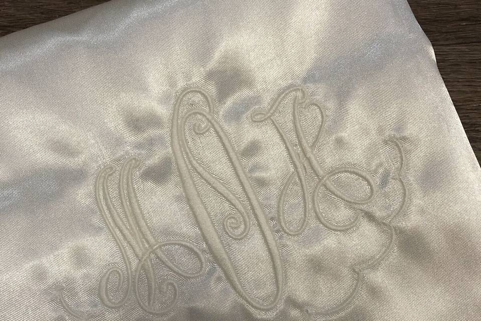 Elegant satin pillowcase