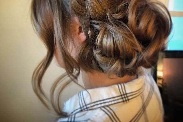 Braided updo
