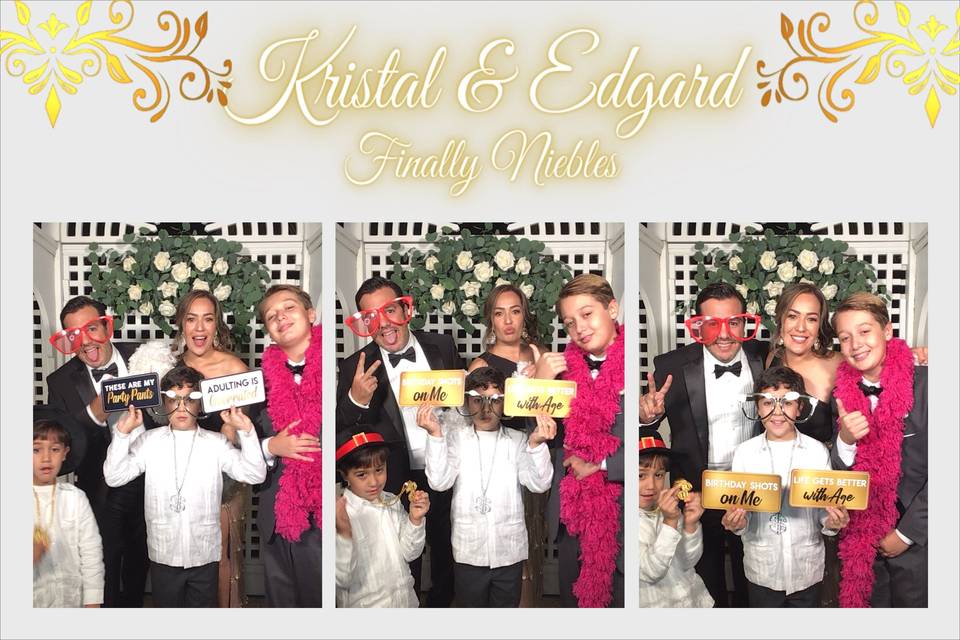 Kristal and Edgard's wedding