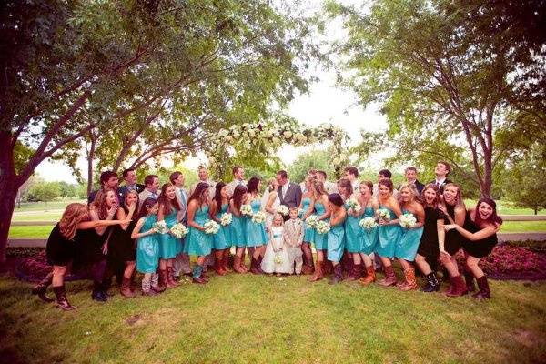 Turquoise Camo Wedding Dresses