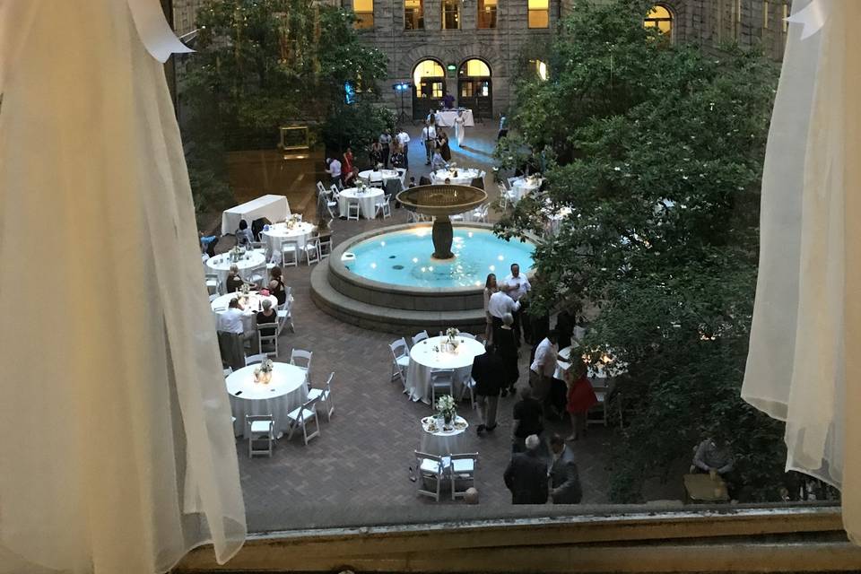 Courtyard View from Courthouse