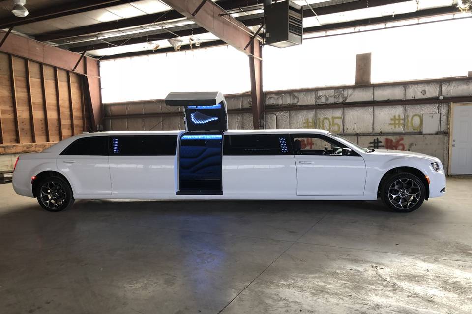 Open limousine