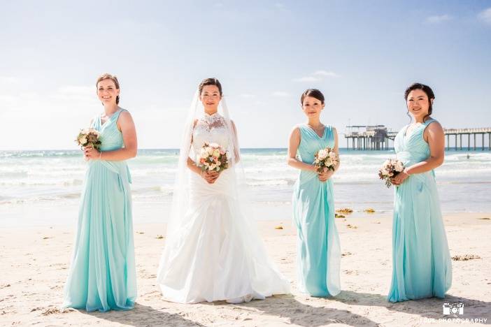Beach Wedding by Kristen