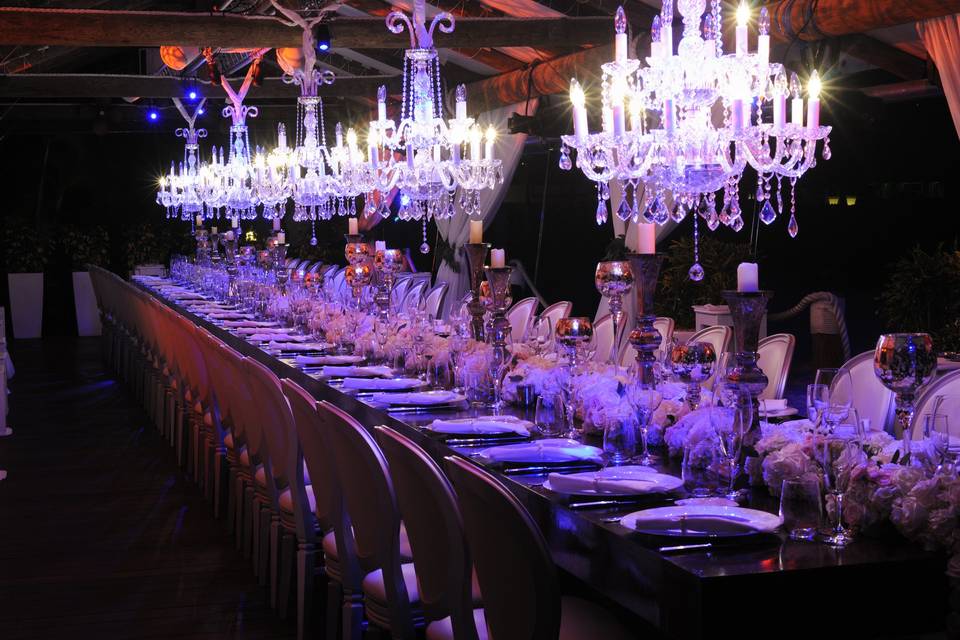 Long table set-up