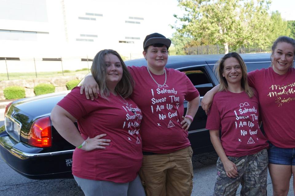 Bridal Limo Party