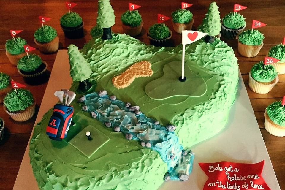 Golf theme Groom's cake