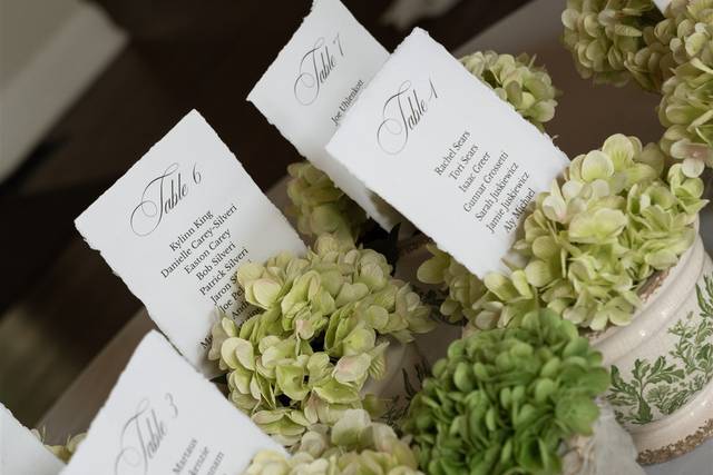 Green hydrangea silk