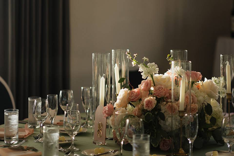 Candles and florals