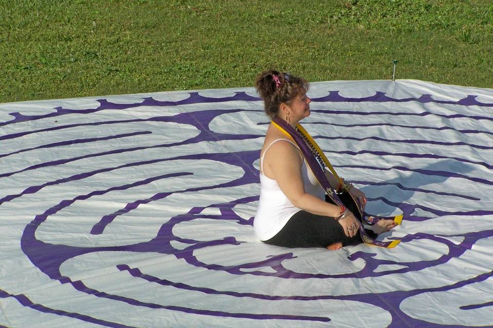 Rev. Gwen - labyrinth meditation retreat