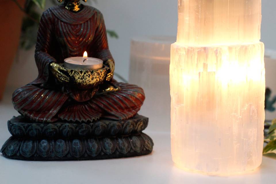 Selenite towers-decor