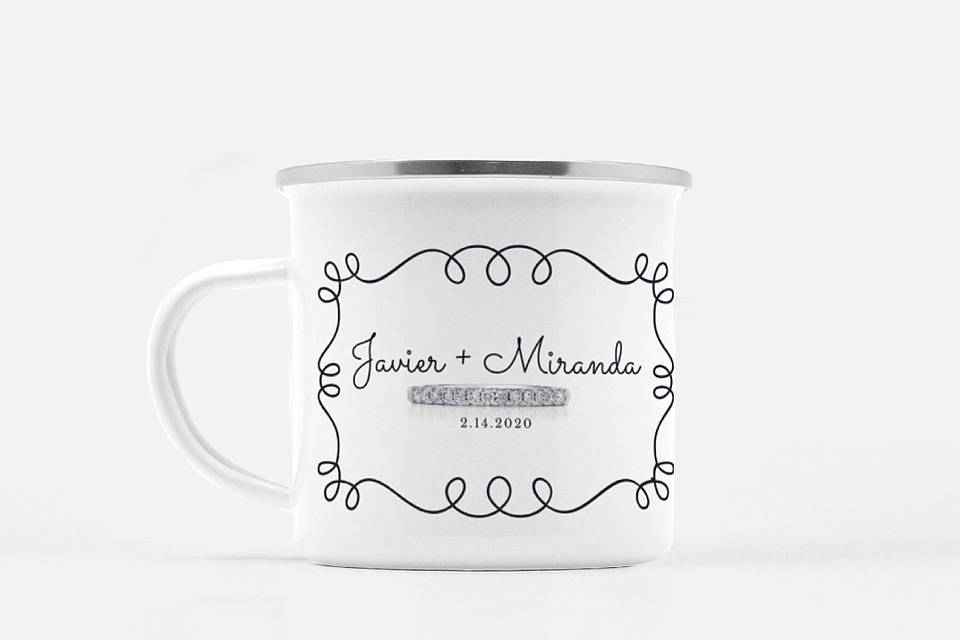 Couples' personalized mug