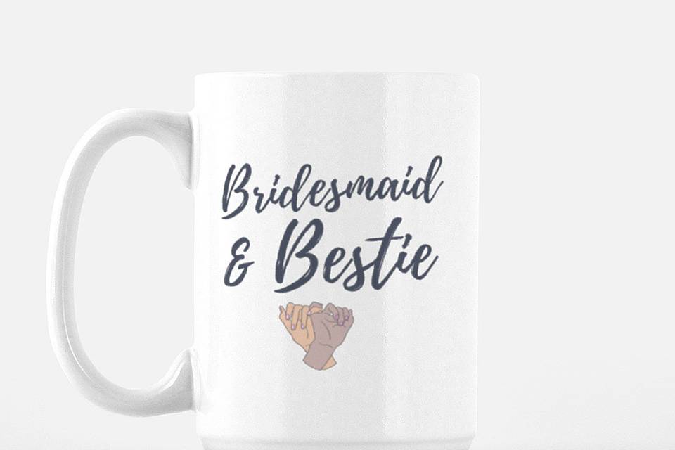 Bridesmaid personalized mug