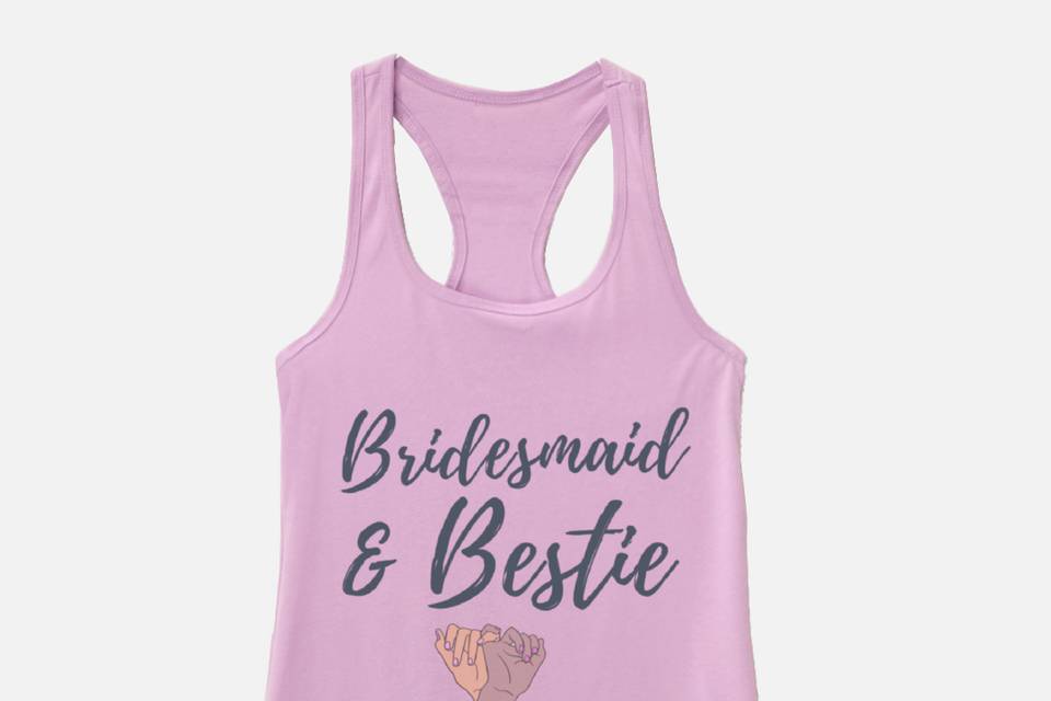 Bridesmaid tank