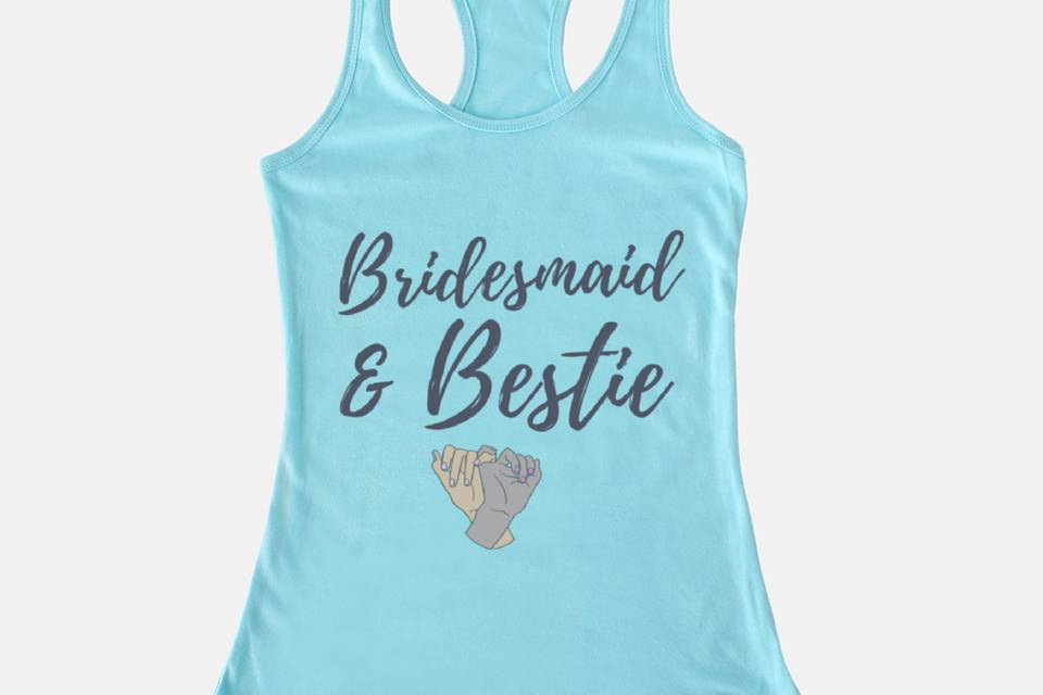 Bridesmaid tank