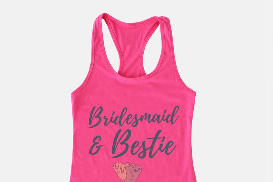 Bridesmaid tank