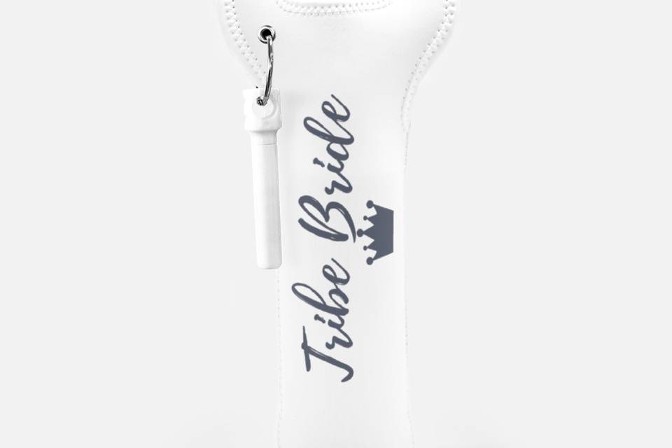 Tribe bride wine tote