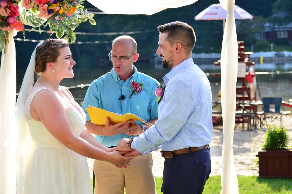 Intimate Beach Wedding