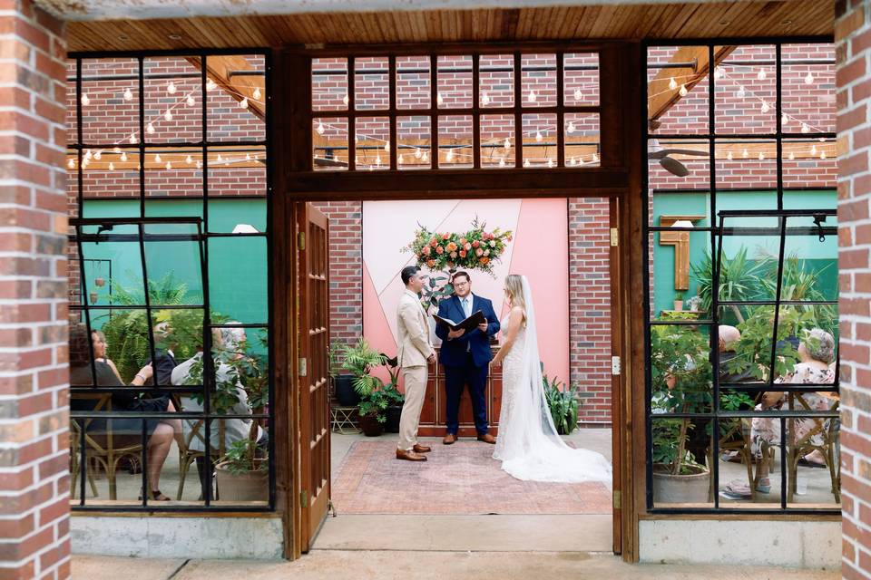 Suspended Floral Arrangement