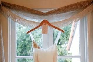 Silk Charmeuse, Taffeta, & Tulle Reception Dance Dress