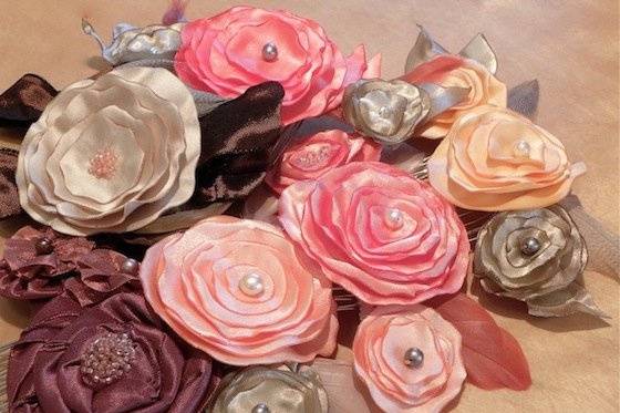 Handmade Floral Bridesmaid Hair Accessories