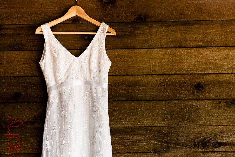 Custom Venise Lace Gown