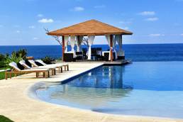 Gazebo by the pool