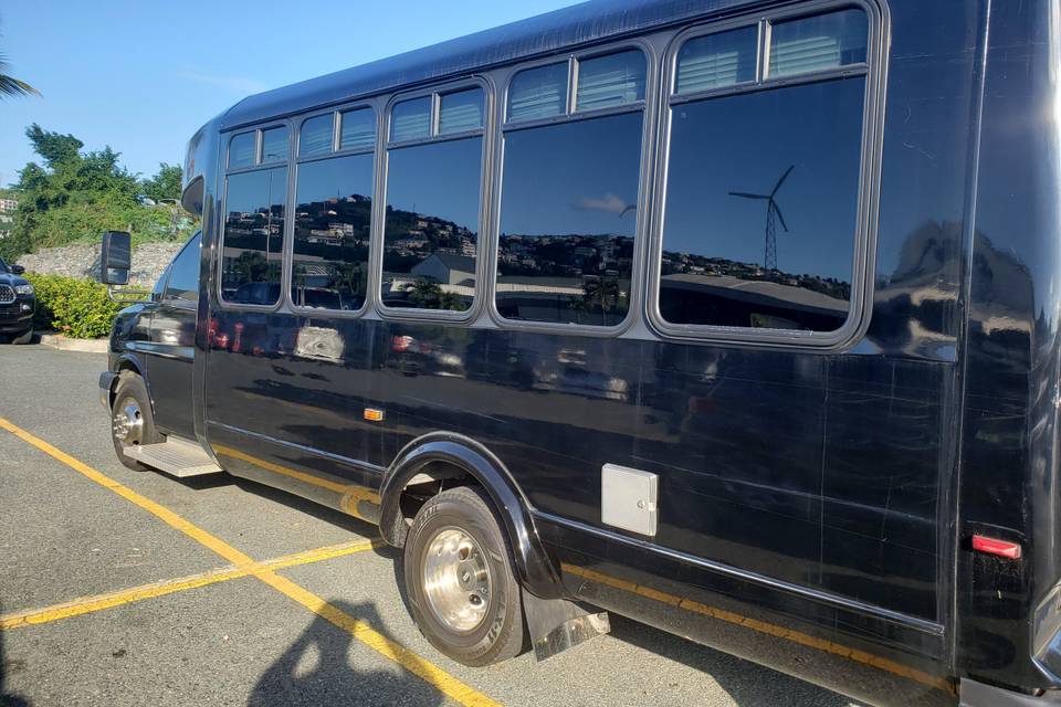 22 passenger limo bus