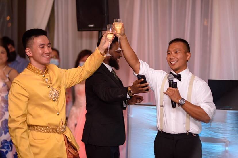 Celebrating the moment