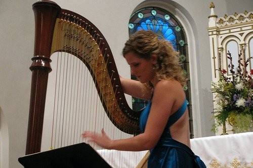 Agnes Hall, Harpist