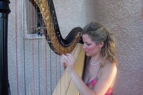 Agnes Hall, Harpist