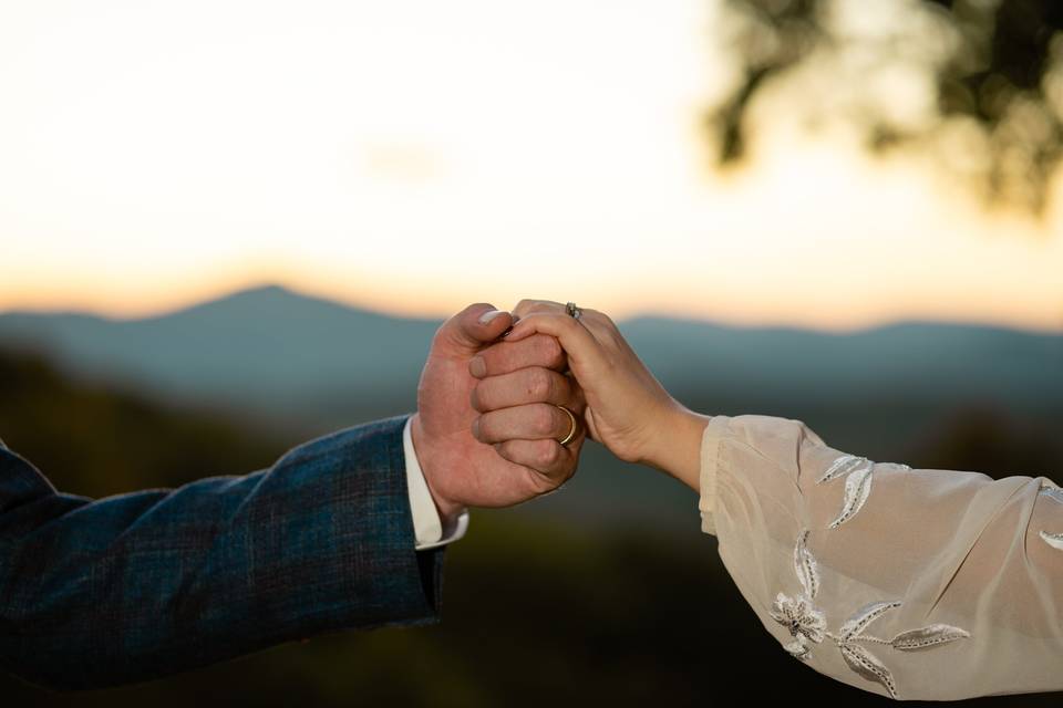 Wedding at Blowing Rock NC