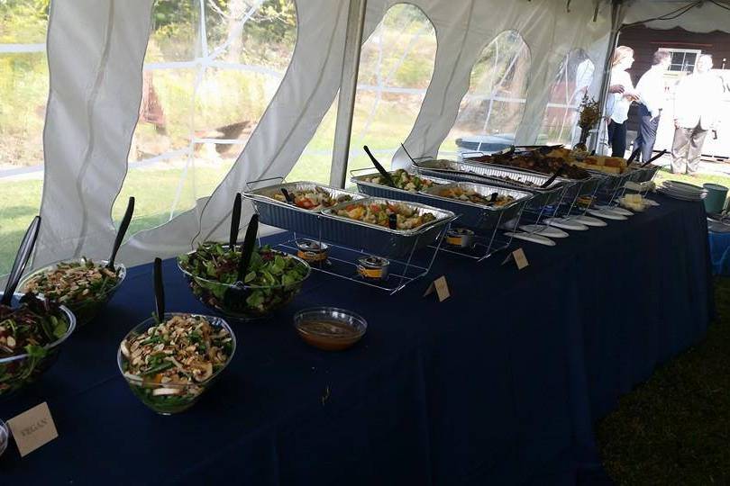 Catering setup