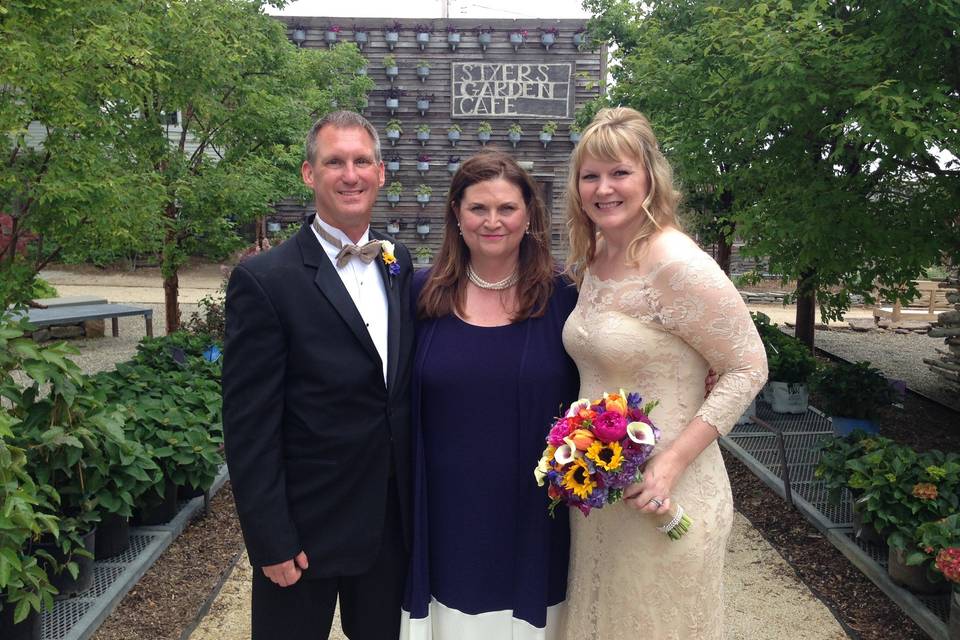 A beautiful garden wedding